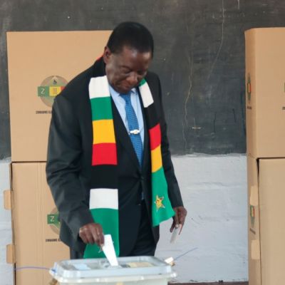 Zimbabwean President Wins Re-election After Troubled Vote
