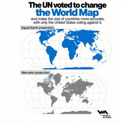UN General Assembly Adopts New Map to Correct African Landmass Size