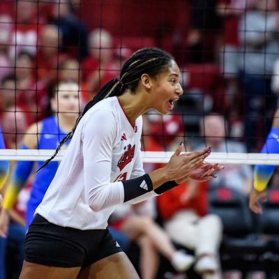 Nebraska Volleyball’s Taylor Landfair Posts Breakout Performance Against UCLA Bruins