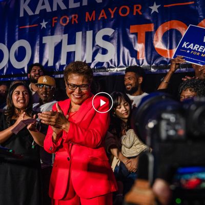 Video: Incumbent Karen Bass Advances to L.A. Mayoral Runoff Election