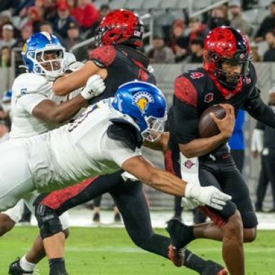 Aztecs finish undefeated at home, shutting down Spartans