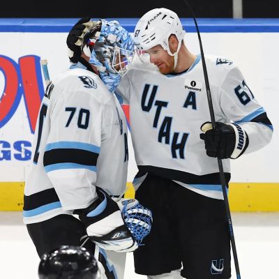DeSimone scores go-ahead goal in 3rd and Mammoth beat slumping Rangers 3-2 to stop 4-game skid