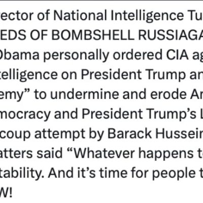 Donald Trump demands to “arrest Obama immediately” for the “attempted coup.”