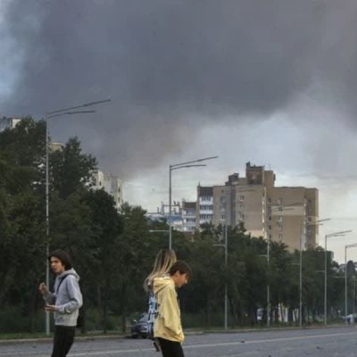 One killed in Russia strikes on Kyiv, Poland scrambles fighter jets