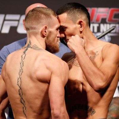 Max Holloway reacts to Conor McGregor confirming his fight at UFC White House event