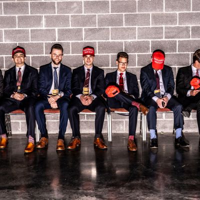 Trump and Harris Supporters on Election Night