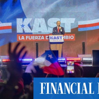 Chile joins swing to right as Trump-style candidate heads to run-off