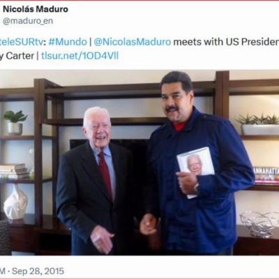 Ask the Venezuelans how great an ex-president Jimmy Carter was