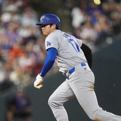 Ohtani has 2 hits, closes in on batting leader Arraez in Triple Crown bid as Dodgers beat Rockies
