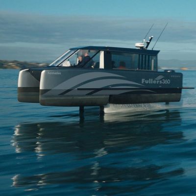 Electric Vessev VS-9 Hydrofoil Is 5X More Efficient Than Regular Boats