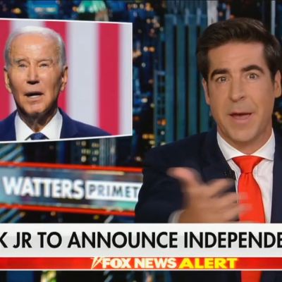 Jesse Watters Predicts RFK Jr. Running as Independent Will Cost Biden The White House