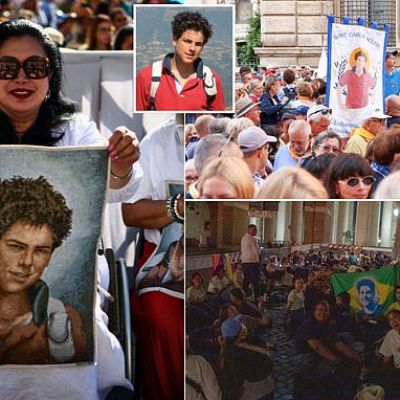 St Peter’s Square fills for canonisation of Gen Z saint Carlo Acutis