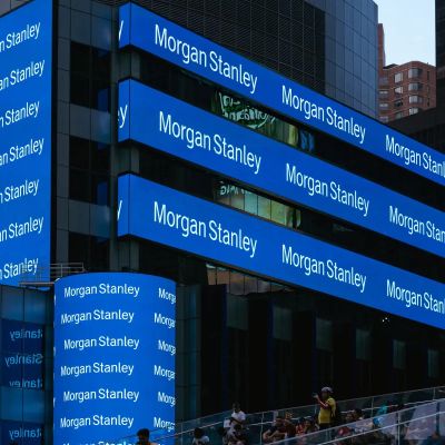 There is a new bank under scrutiny on Wall Street: Morgan Stanley