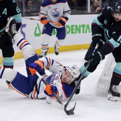 Kraken’s Jordan Eberle scores twice to down Oilers