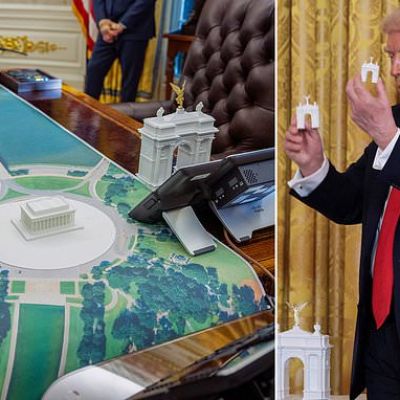 ‘Arc de Trump’ designed by president himself to mark America’s 250th