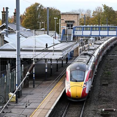 Moment Huntingdon train ‘terror’ attack exploded