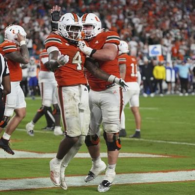 AP Top 25: Miami jumps two teams, now No. 2 behind Ohio State | Chattanooga Times Free Press