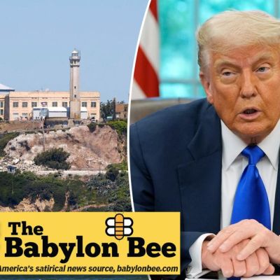 Best of the Babylon Bee: Trump expands Alcatraz by building fences…