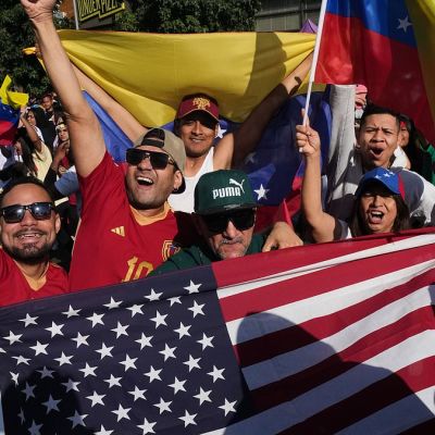 ‘We are free, we are happy’: Venezuelans celebrate capture of Maduro