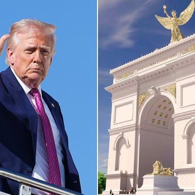 New renderings released showing 250-foot tall ‘Arc de Trump’