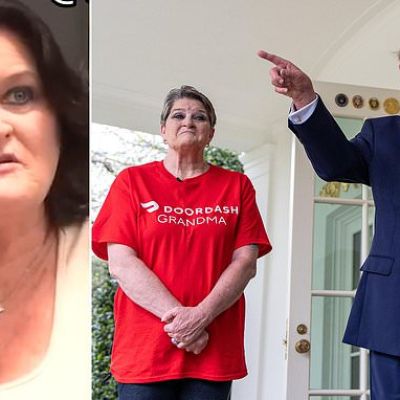 The REAL story behind DoorDash grandma who charmed Trump