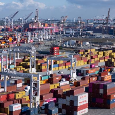 Busiest U.S. ports for Chinese freight, Los Angeles, Long Beach, see steep drop in container vessel traffic