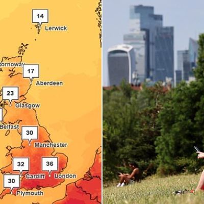 UK faces ‘hottest ever day’ as heatwave brings temps of up to 40C