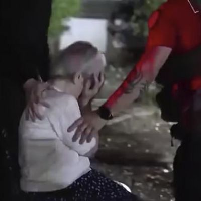 Ukrainian sees her grandson’s body pulled from rubble after strike