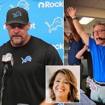 Lions coach chokes up as he gives game ball to announcer after tragedy