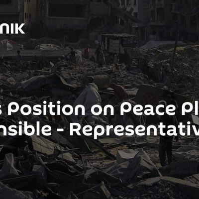Hamas Position on Peace Plan Responsible – Representative