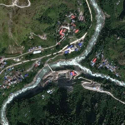 Satellite Images Reveal Bedrock And Glacier Collapsed On Nepal-Tibet Border, Then Rivers Flooded