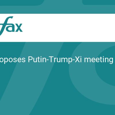 Kremlin proposes Putin-Trump-Xi meeting - media