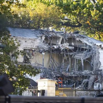 White House Starts Demolishing Part of East Wing to Build Trump’s Ballroom