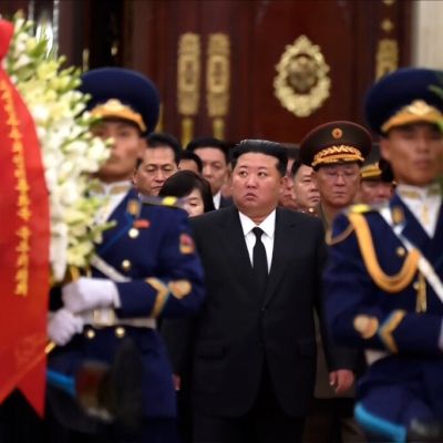 (kimjongun) Kim Jong-un marks anniversary of state founder’s death with midnight mausoleum visit as personality cult expands