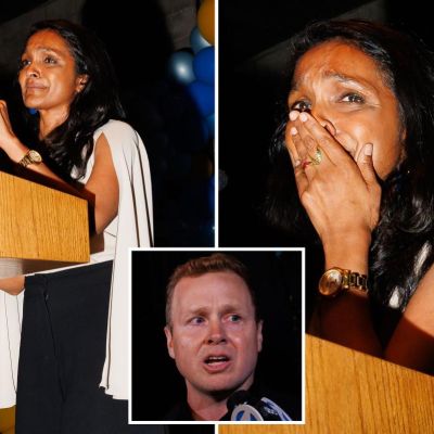 Far-left LA mayoral candidate breaks down in tears as she falters behind Spencer Pratt and Karen Bass