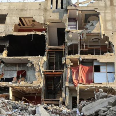Gaza Struggles to Pull Bodies From Rubble as Storms Rock Damaged Buildings