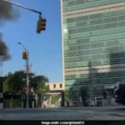 Man dies after setting himself on fire outside UN headquarters in New York