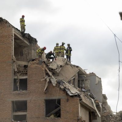 At least 28 killed in Ukraine, Zelenskiy condemns one of Russia's most 'vile strikes'