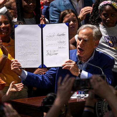 'School choice becomes the law of the land,' says a triumphant Gov. Abbott in signing SB 2