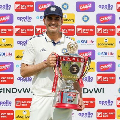 Gill tastes first Test series success as India beat Windies