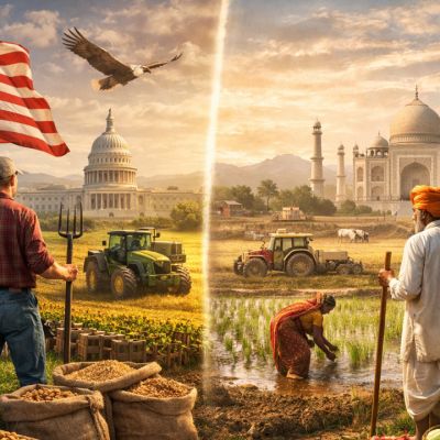 US-India Trade Deal: American Farmers & Indian Farmers – Who Gains What?