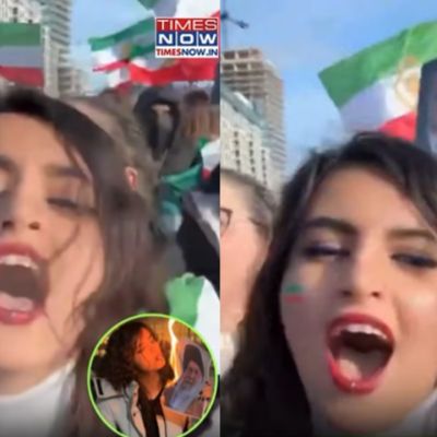 Iranian Woman Who Lit Cigarette With Ayatollah Khamenei’s Burning Picture Celebrates His Death In Video