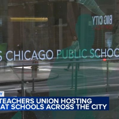 Chicago Teachers Union holds ‘walk-in’ as COVID-era school relief funds expire