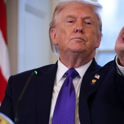 White House Reacts After Donald Trump Appeared to Flip off Heckler