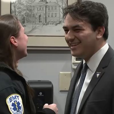 Young EMT recognized for quick action after school overturns on Garden State Parkway in Montvale