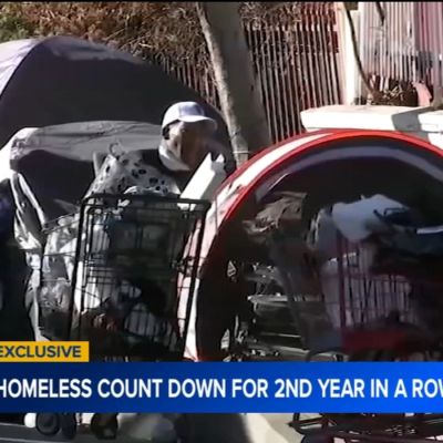 Homeless population in LA County down for second year in a row, preliminary data shows