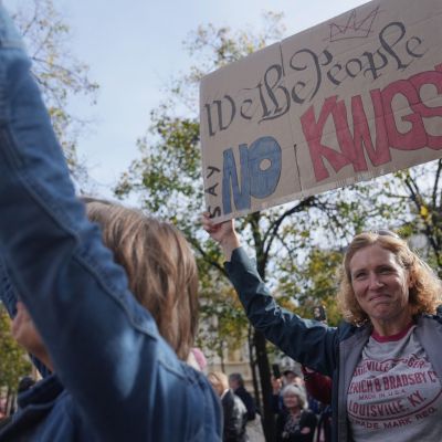 Trump Trolls ‘No Kings’ Protests With Videos