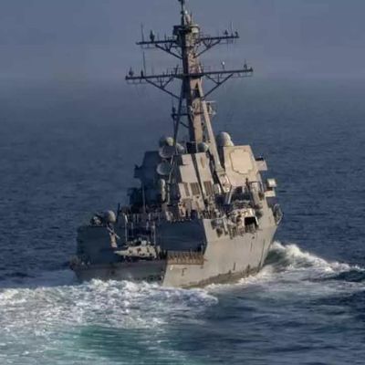 US Navy Destroyer Stops Tankers As Donald Trump's Iran Blockade Tightens