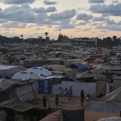 Israeli strike hits Gaza tent, kills 5-year-old girl and her uncle