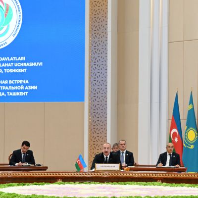 7th Consultative Meeting of Heads of State of Central Asia was held in Tashkent President Ilham Aliyev addressed the event VIDEO